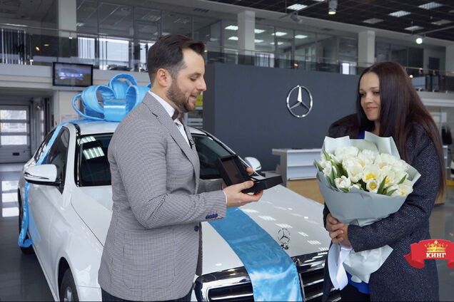 Киевлянка выиграла Mercedes в украинском онлайн-казино. Видео