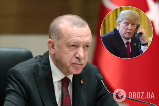 Эрдоган попросил Трампа помочь из-за обострения в Сирии