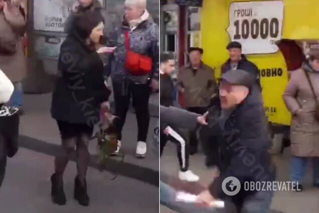 У Києві у маршрутці чоловік розбив дівчині ніс через зауваження, вона виявилась поліцейською. Відео 18+
