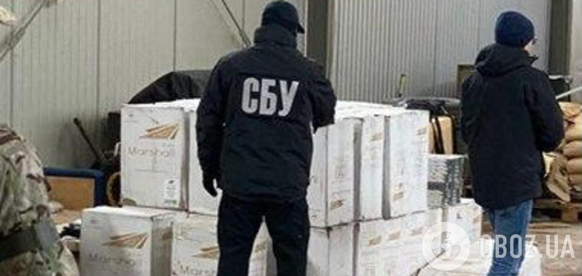 СБУ задержала контрабандную партию элитных сигарет