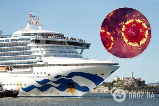 На борту Grand Princess, где вспыхнул коронавирус, оказались 49 украинцев