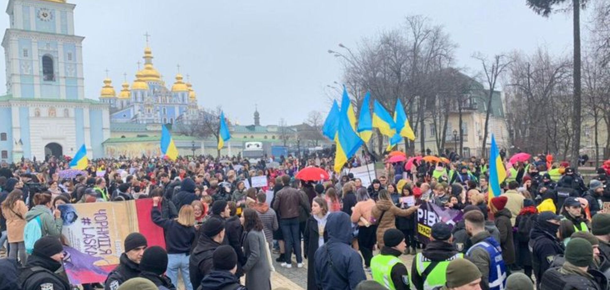 Марш женщин в Киеве