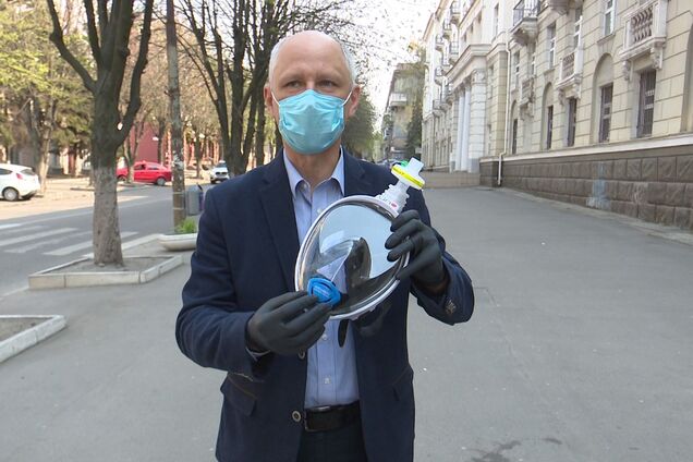 Синергія бізнесу і науки: Дніпру передадуть захисні маски, зроблені з масок для дайвінгу