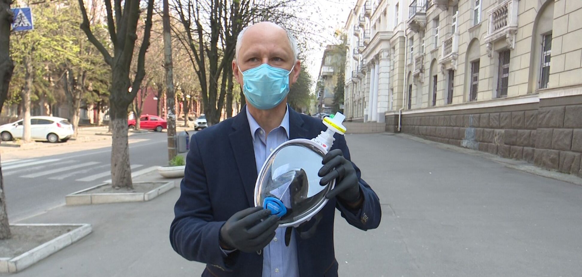 Синергія бізнесу і науки: Дніпру передадуть захисні маски, зроблені з масок для дайвінгу