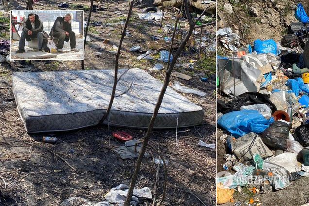 В Киеве появился настоящий "город" бездомных из грязи и мусора: люди бьют тревогу