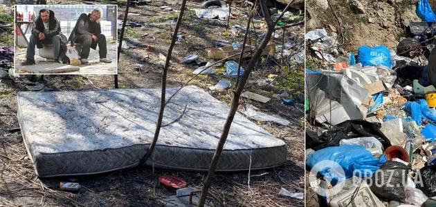 В Киеве появился настоящий "город" бездомных из грязи и мусора: люди бьют тревогу