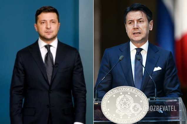 Зеленский провел переговоры с премьером Италии Конте: о чем говорили