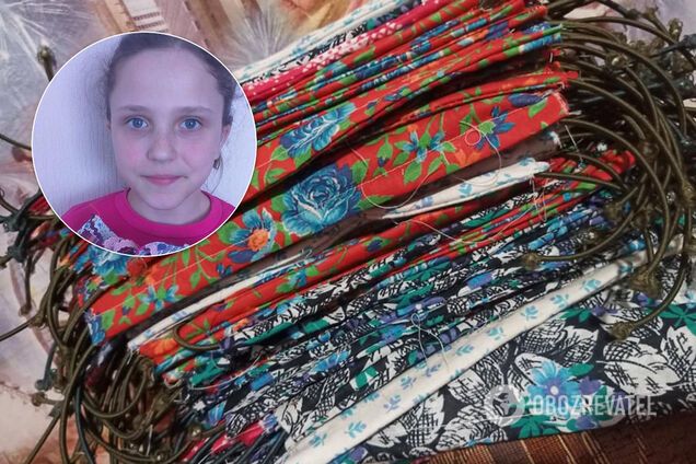 Шьет все свободное время: в Харькове пятиклассница бесплатно раздала уже 2 тысячи масок