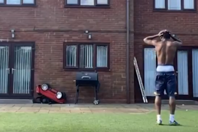 Футболист сборной Англии Рашиан Хепберн-Мерфи эпично опозорился на карантине