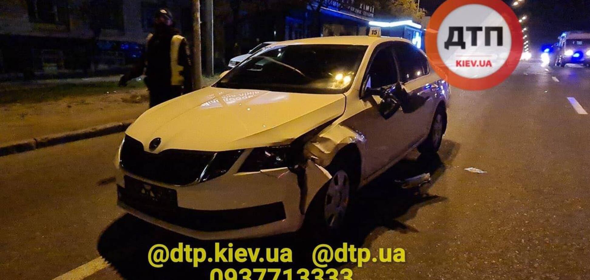 В Киеве полицейское авто сбило насмерть пешехода