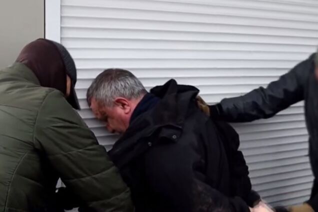 Появилось видео задержания генерал-майора СБУ Валерия Шайтанова