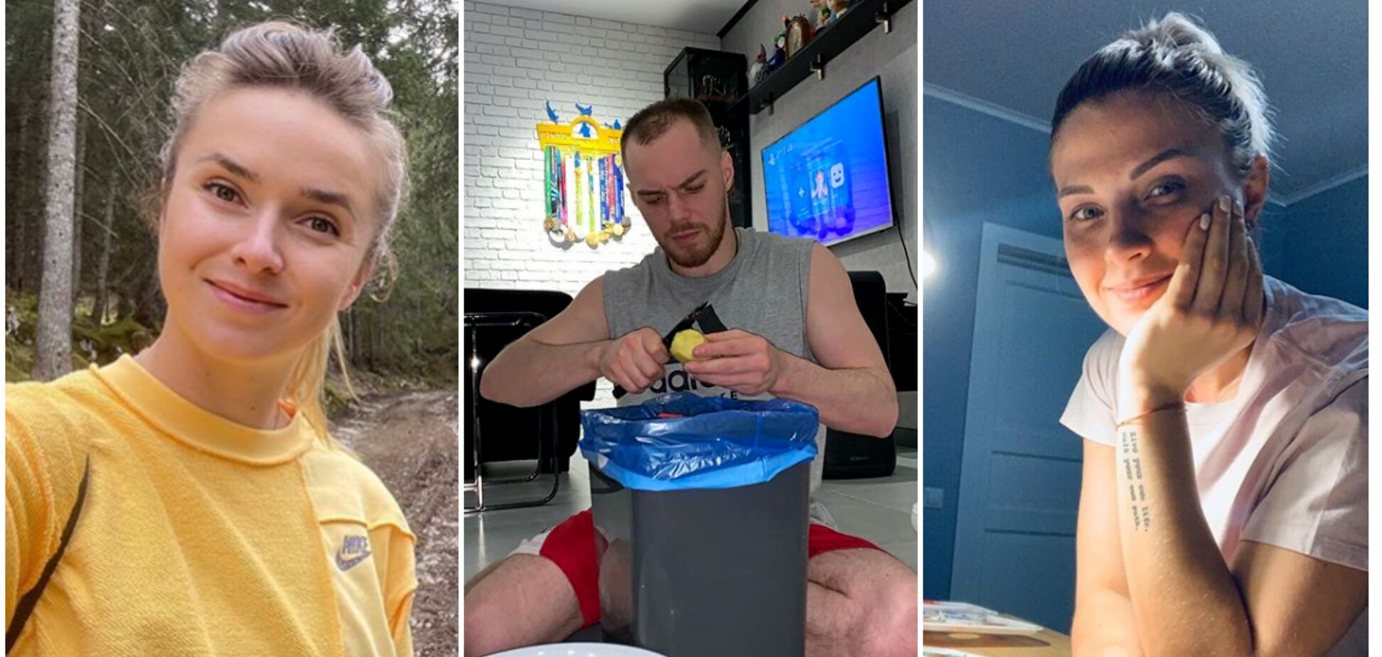 Заростают бородой и берутся за нож: как топ-спортсмены Украины изменились за время карантина