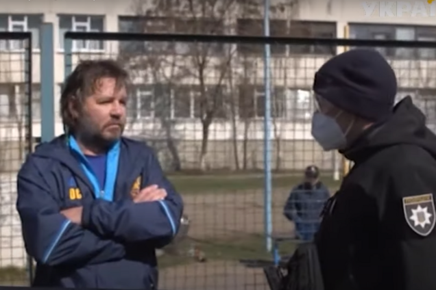Саленко влаштував хамський скандал із київською поліцією через карантин