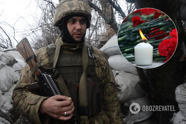 На Днепропетровщине простились с погибшим на Донбассе военным. Трогательное видео