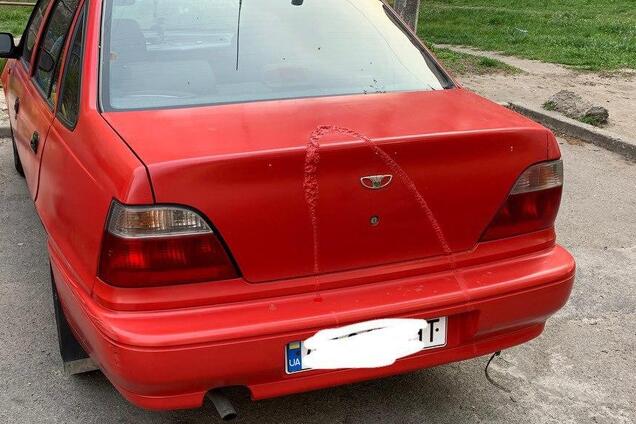 У Дніпрі невідомі облили кислотою близько 20 автомобілів. Фото