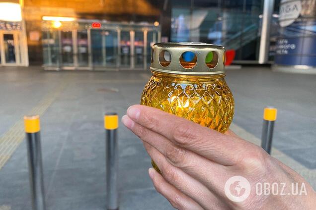 В Борисполе разгорелся ажиотаж из-за благодатного огня. Фото и видео