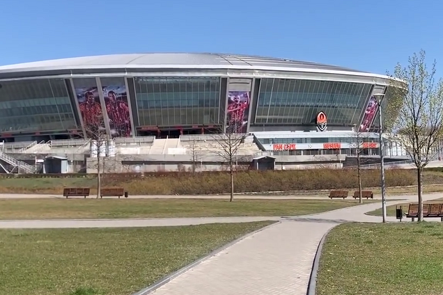 'Русскій мір вбиває': блогер показав, як виглядає 'Донбас Арена' після 6 років війни