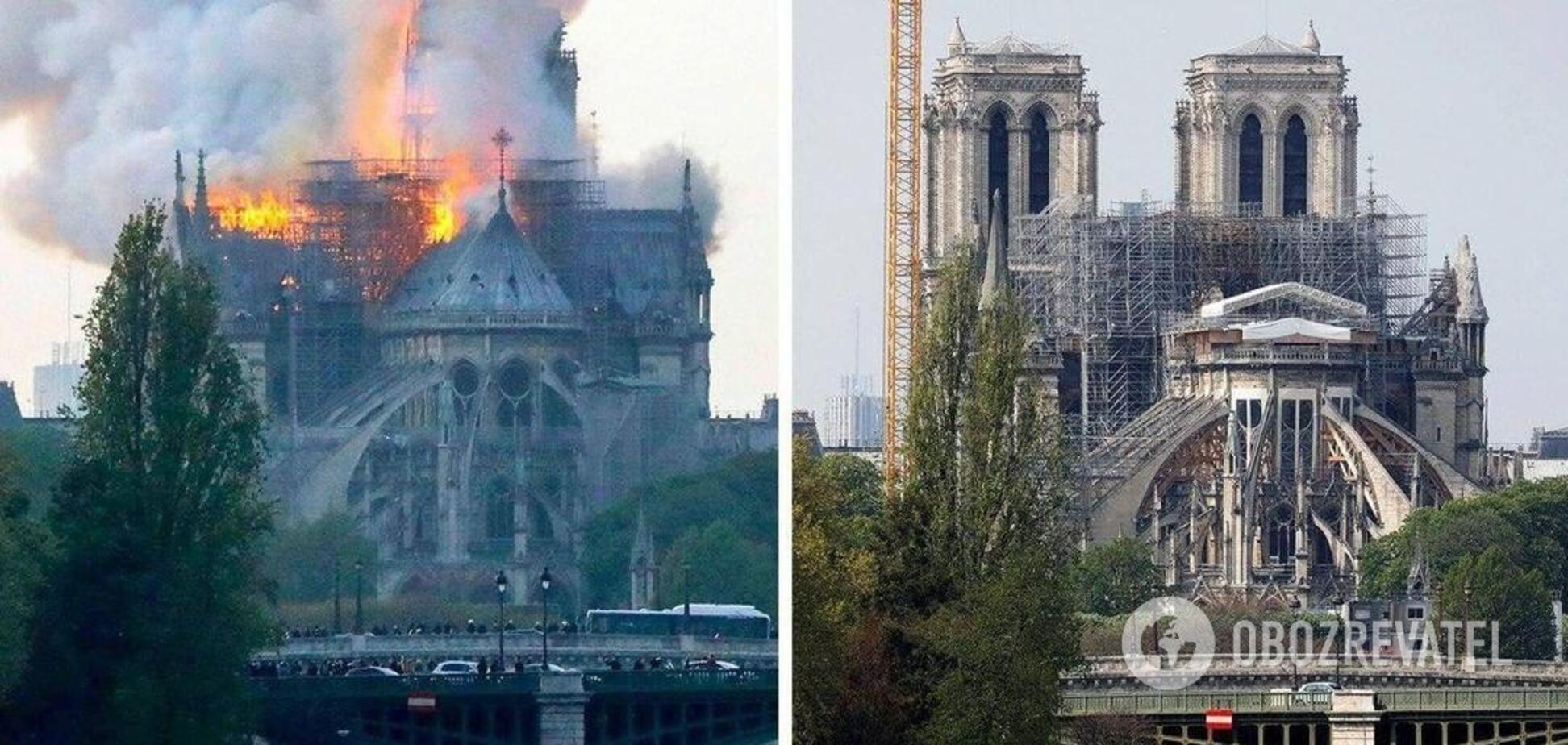 Нотр-Дам через год после пожара: как выглядит сейчас