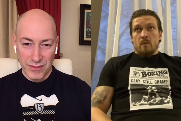 Дмитро Гордон і Олександр Усик