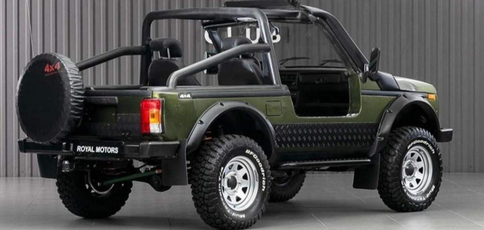 Лада Нива превратили в кабриолет и выставили на продажу