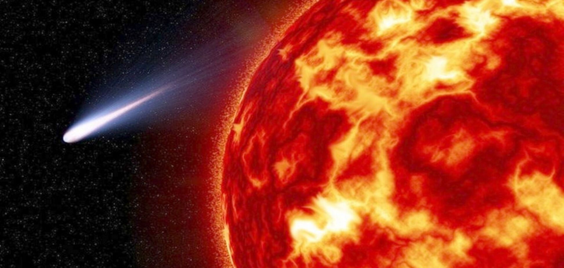 Небезпечна комета розпалася на частини поблизу Сонця: 'Хаббл' зняв яскравий момент