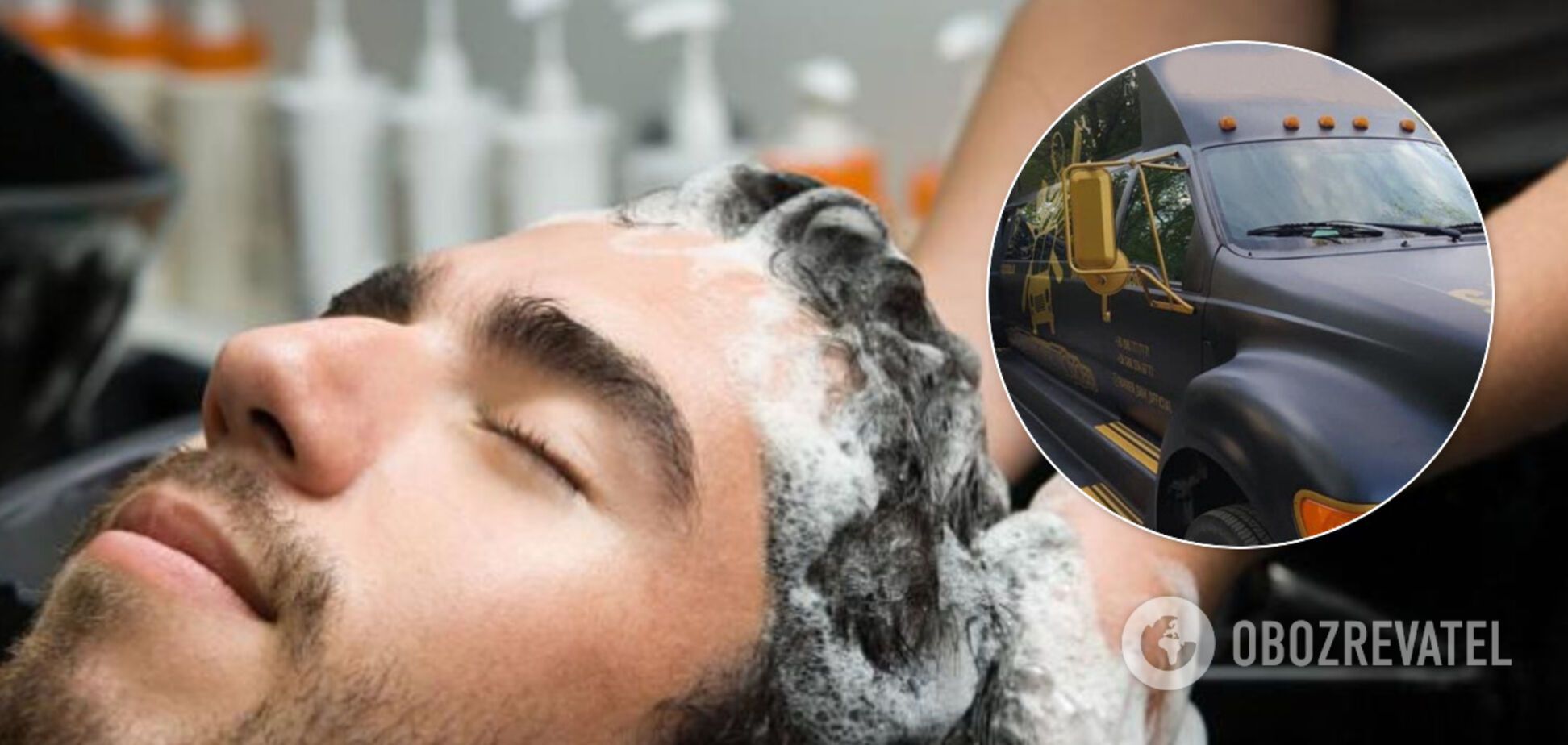 В Киеве парикмахерская на колесах хитро обошла запрет на карантине. Фотофакт