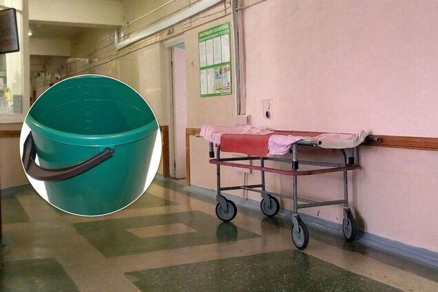 В больнице на Тернопольщине пациенты с COVID-19 вынуждены использовать ведро вместо туалета