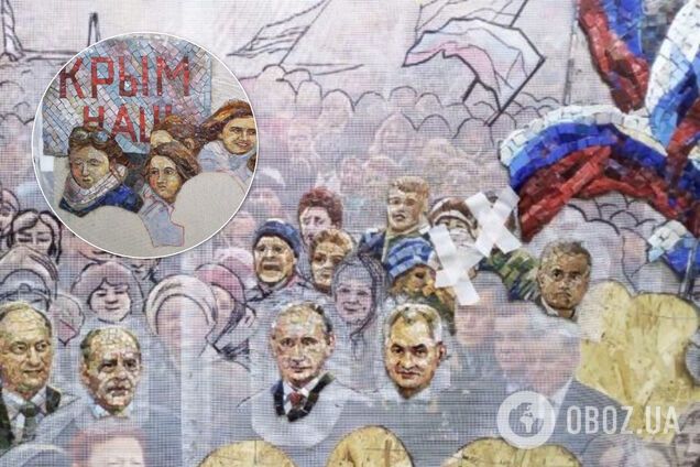 Путина вместе со Сталиным изобразят на стенах храма. Фото скандальной мозаики