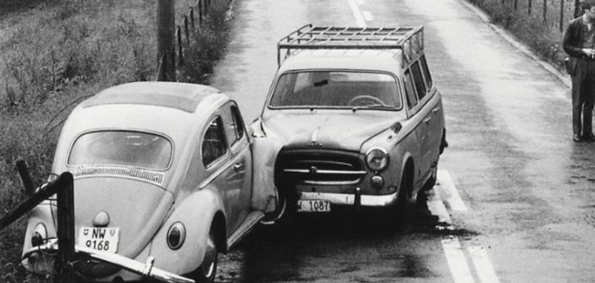 Неймовірні автомобільні ДТП. Історичні фото