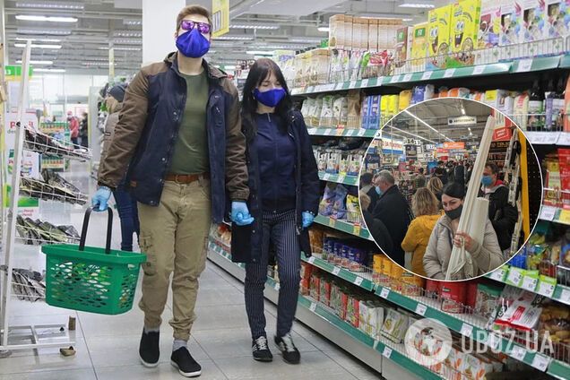 Через закриття маленьких магазинів українці штурмують гіпермаркети: з'явилися фото