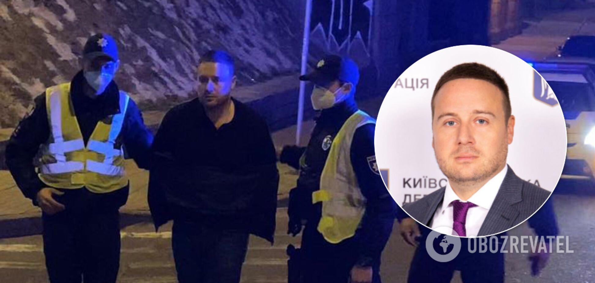 Топчиновник КМДА влаштував бійку з поліцейськими у Києві і був з ганьбою звільнений. Відео