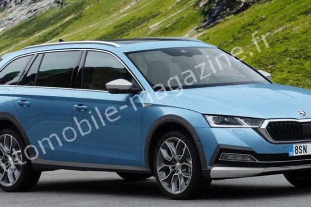 Внедорожник Skoda Octavia 2020 показался на новых фото
