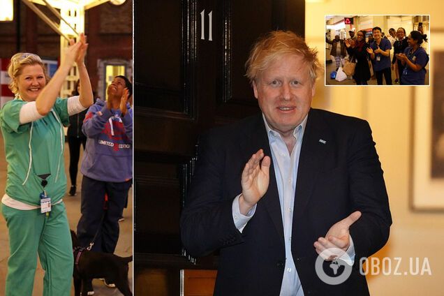 Джонсон порушив карантин і вийшов на акцію підтримки медиків Британії