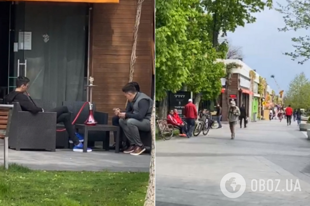 В Одесі порушили карантин: люди ходять юрбами і сидять у кальянній