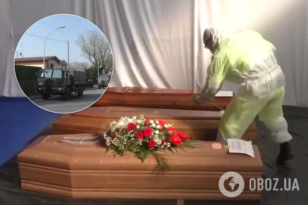 Из-за коронавируса в Италии переполнены крематории: жуткие видео