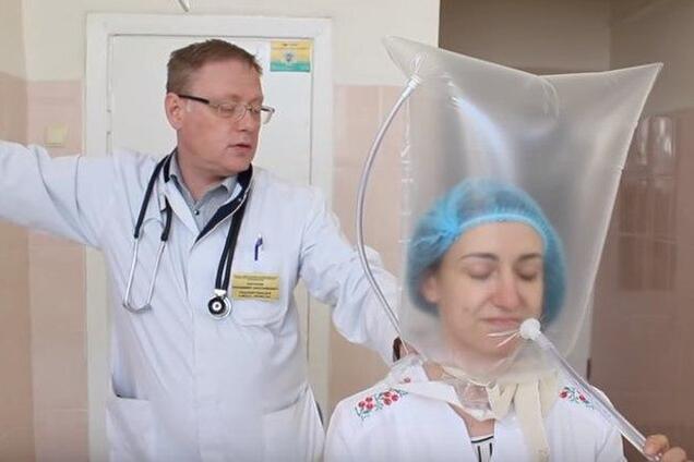 Украинские врачи хотят спасать больных COVID-19 пакетом на голове