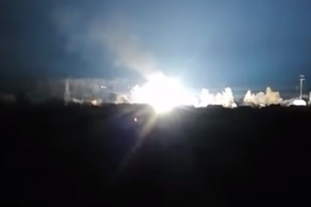 Був вибух і пожежа: під Києвом залишилося без світла ціле місто