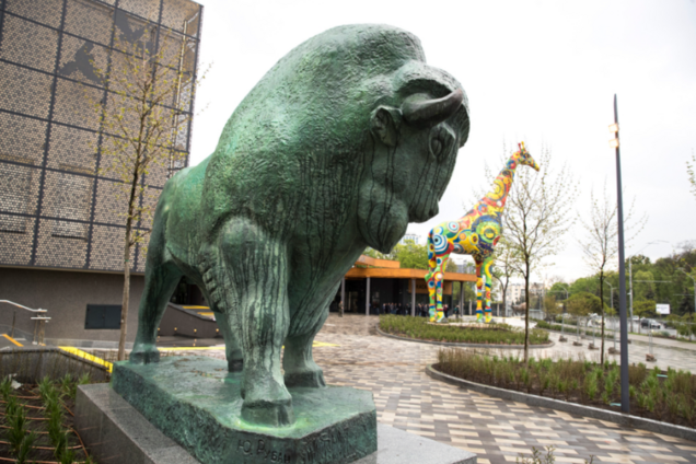 Легендарні зоопаркові фігури зубра та левів отримали нове життя – Кличко