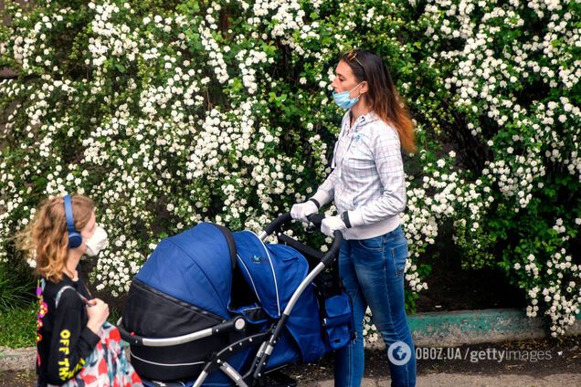 В Киеве люди рванули на пляжи и в парки после ослабления карантина. Фото