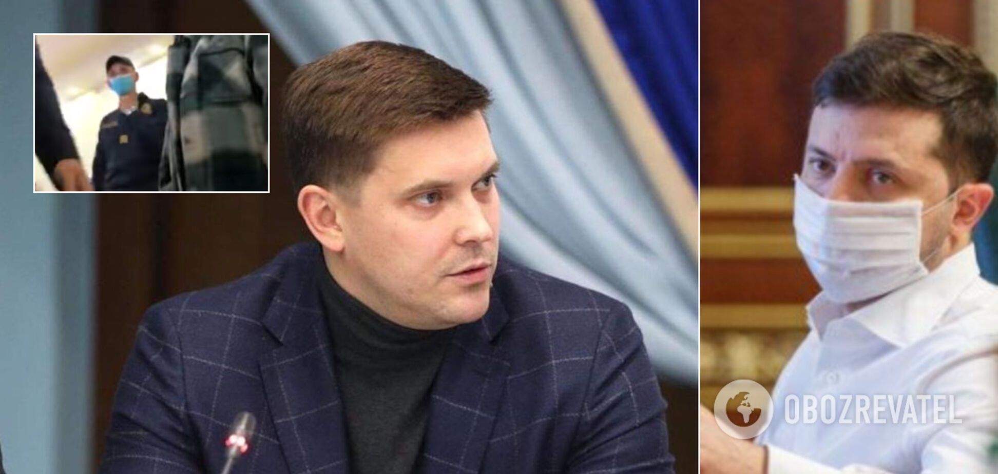 Глава Одесской ОГА выгнал журналистку при помощи Нацгвардии и нарвался на вызов в ОП. Видео