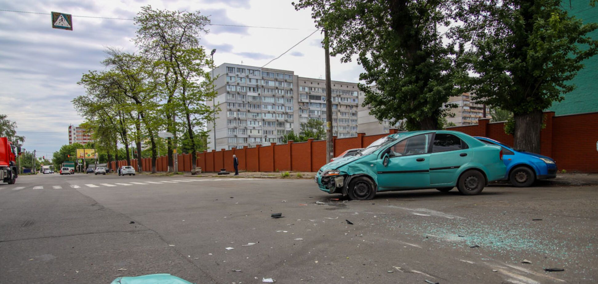 У Дніпрі сталася жорстка ДТП з переворотом: фото