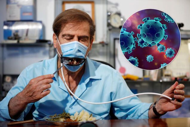 В Израиле изобрели маску, позволяющую есть и пить, не снимая её