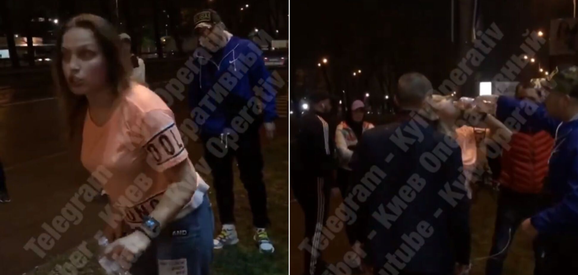 В Киеве неадекватная мажорка устроила серьезную аварию