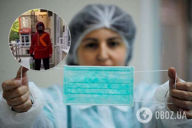 В России старушка набросилась на маму с детьми из-за маски. Иллюстрация