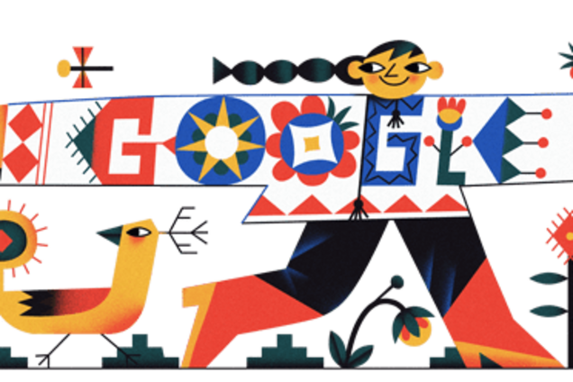 День вышиванки 2020: Google поздравил украинцев ярким дудлом