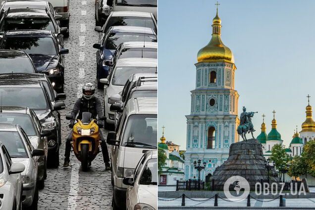 Киев застрял в масштабных пробках за день до открытия общественного транспорта: где не проехать. Карта
