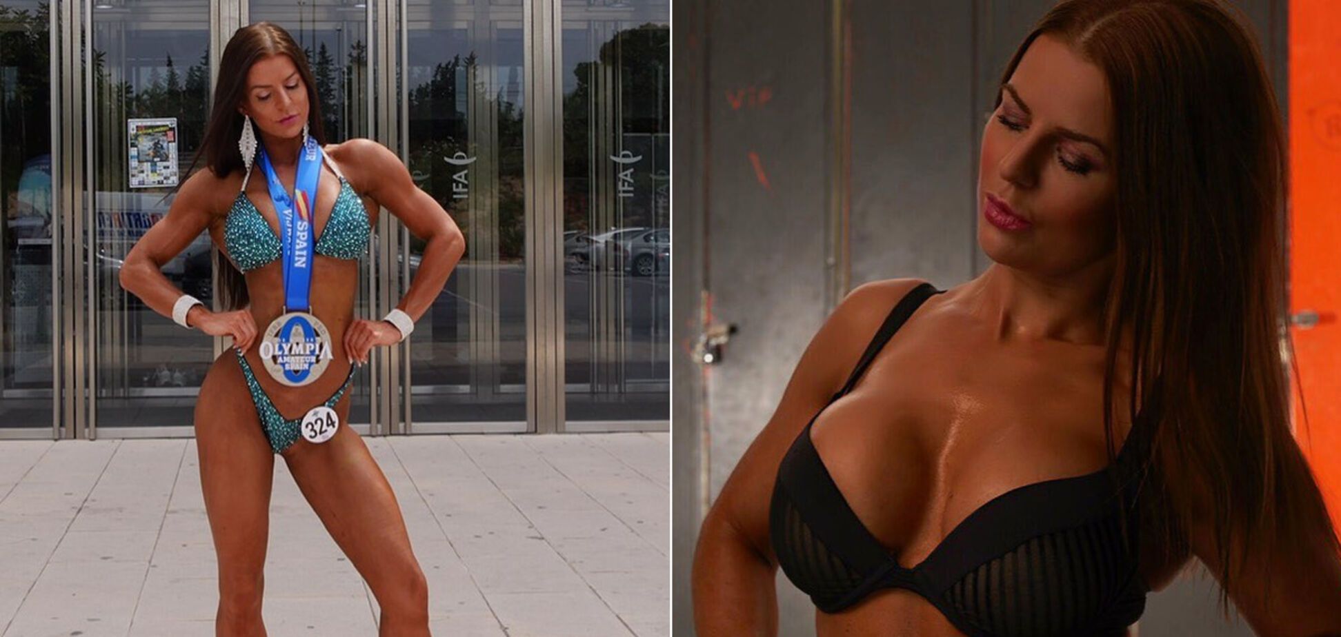 Датская фитнес-модель снялась в необычном 'голом' купальнике