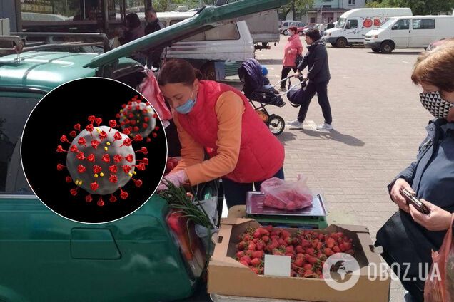 В Киеве развернулась стихийная торговля: жители боятся вспышки коронавируса