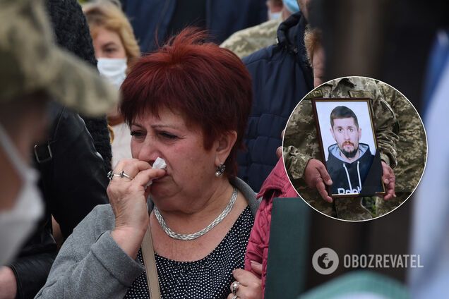 В Павлограде простились с убитым на Донбассе воином ВСУ. Фото 18+
