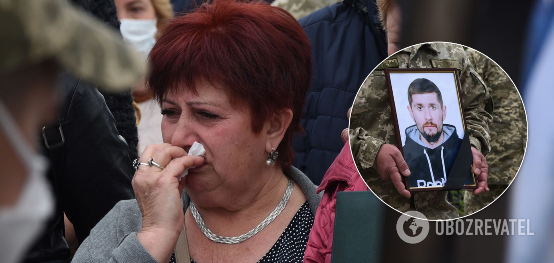У Павлограді попрощалися з убитим на Донбасі воїном ЗСУ. Фото 18+